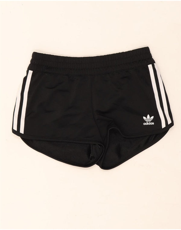 Adidas sportsshorts til kvinder UK 6 XS sort polyester