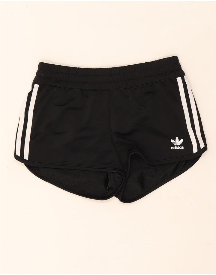 Adidas sportsshorts til kvinder UK 6 XS sort polyester