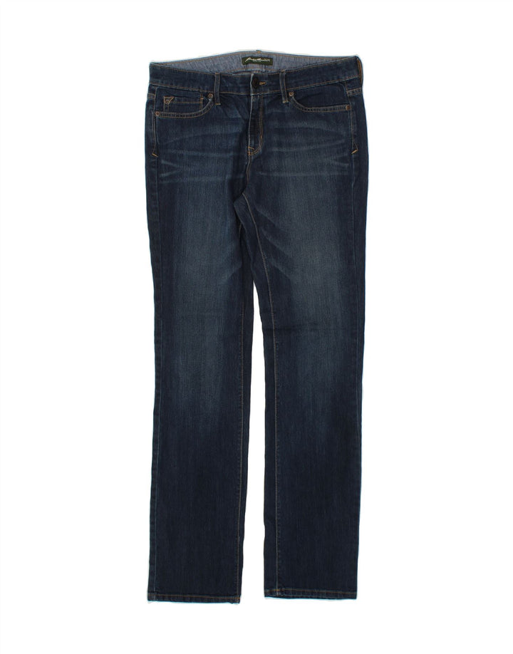 EDDIE BAUER Womens Straight Jeans W28 L32 Navy Blue Cotton Vintage Eddie Bauer and Second-Hand Eddie Bauer from Messina Hembry 