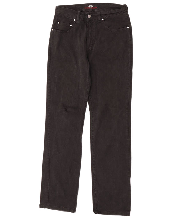 Pioneer Straight Jeans til mænd W32 L34 Sort bomuld