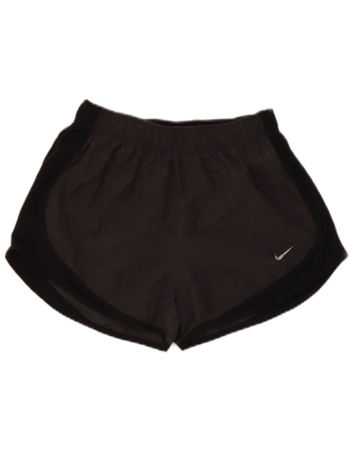 Nike Sportsshorts til kvinder UK 8 Small Grey Colourblock Polyester