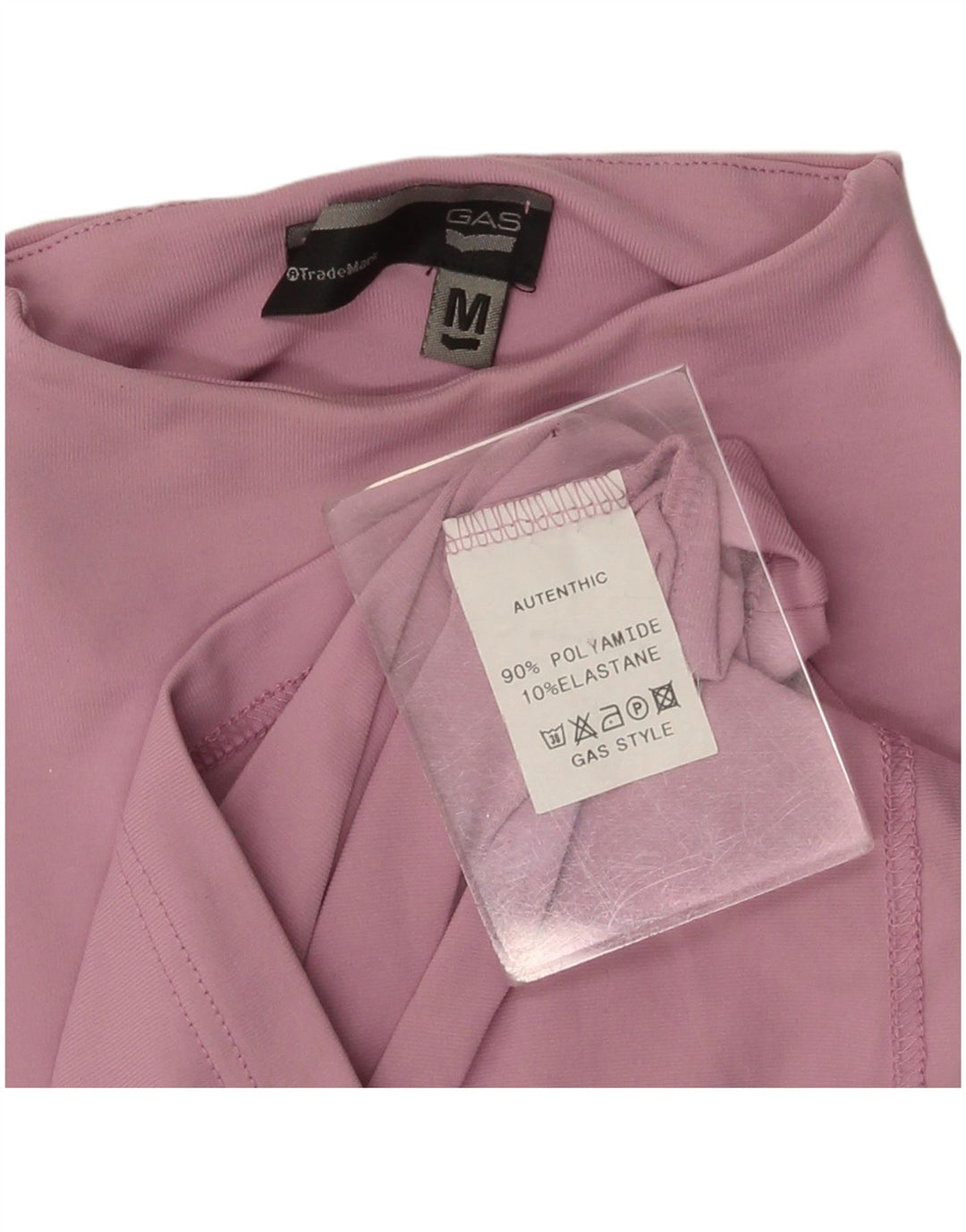 Gas Dame Top Langærmet UK 12 Medium Pink Polyamid