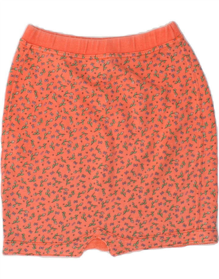 NAJ OLEARI Womens Mini Skirt Medium W28  Pink Floral Cotton Vintage Naj Oleari and Second-Hand Naj Oleari from Messina Hembry 