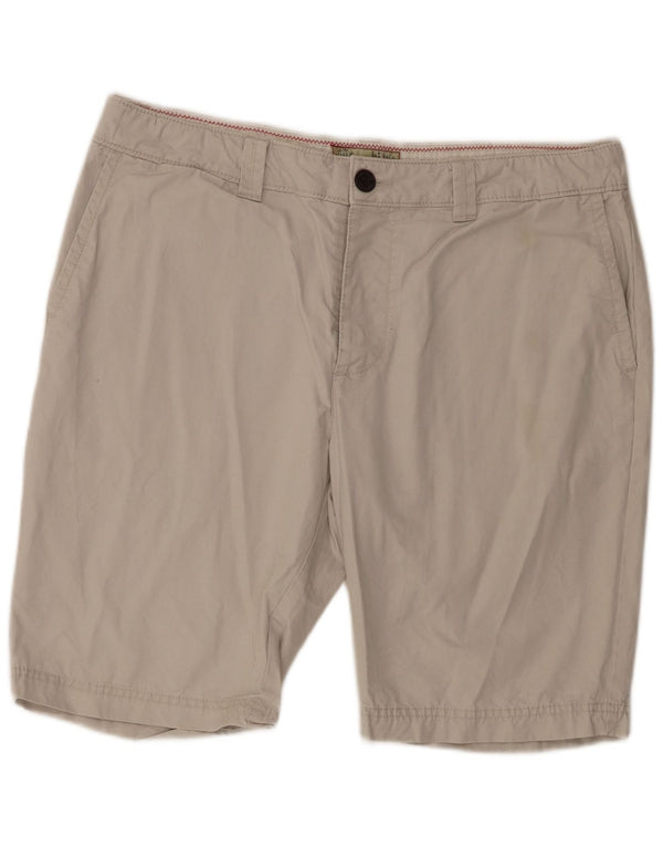 Fat Face Mens Chino Shorts W36 Large  Beige Cotton