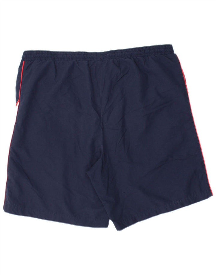 Umbro Herre grafiske sportsshorts Medium Marineblå Colourblock Polyester