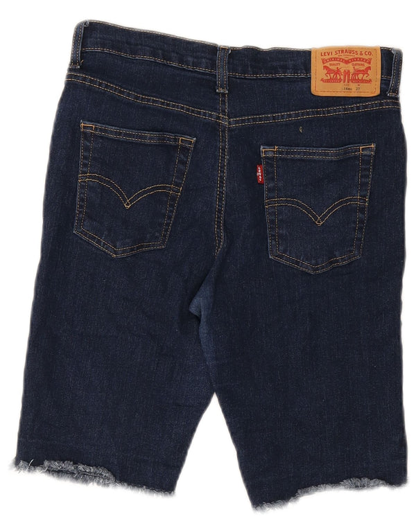 Levi's Boys 511 Slim Denim Shorts 13-14 år W27 Blue Cotton