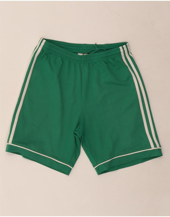 ADIDAS Boys Climalite Sportshorts 13-14 år Grøn polyester