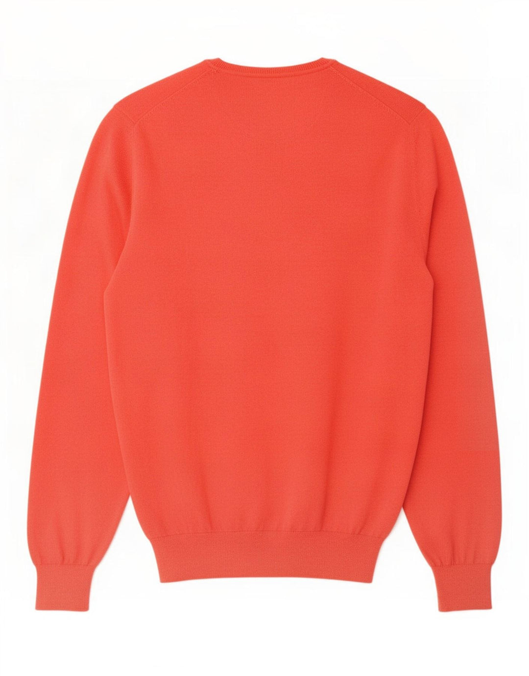 Massimo Dutti Herre V-hals sweater Stor rød bomuld