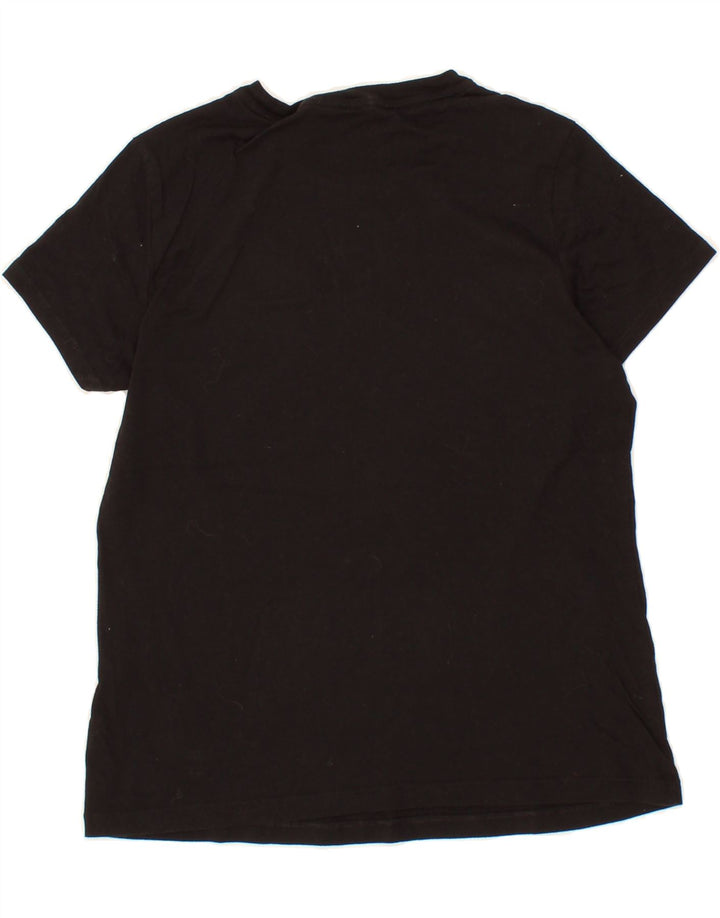 PUMA Womens Graphic T-Shirt Top UK 14 Medium Black Cotton Vintage Puma and Second-Hand Puma from Messina Hembry 