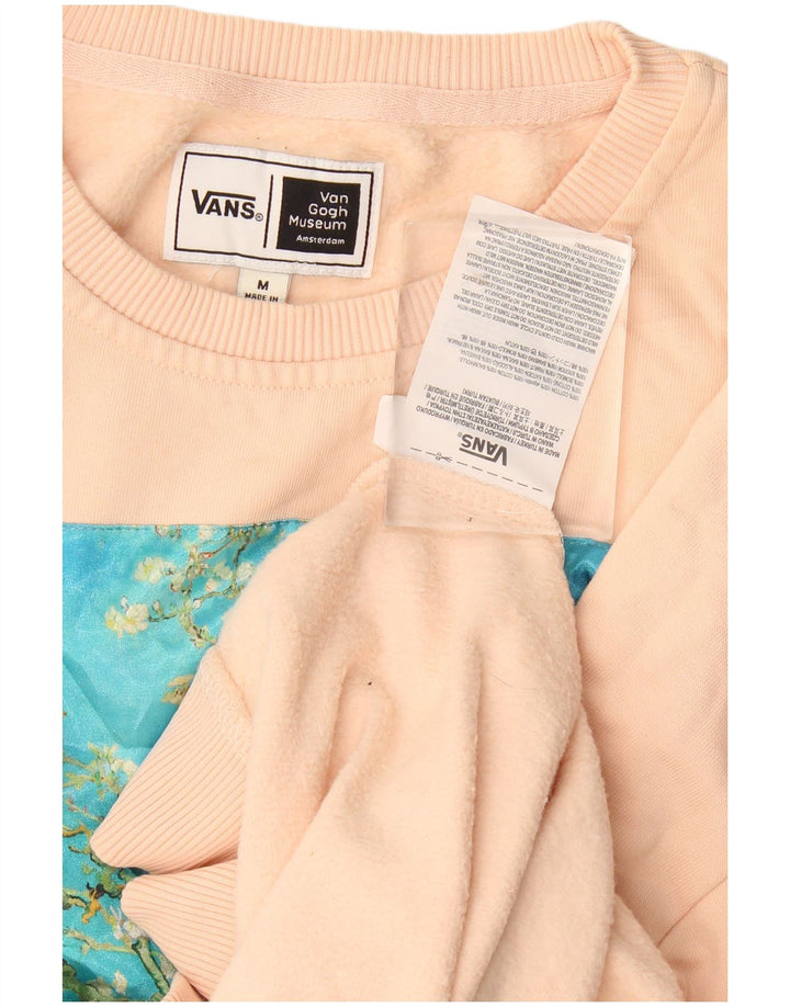 Vans Herre grafisk sweatshirt Jumper Medium Pink Bomuld