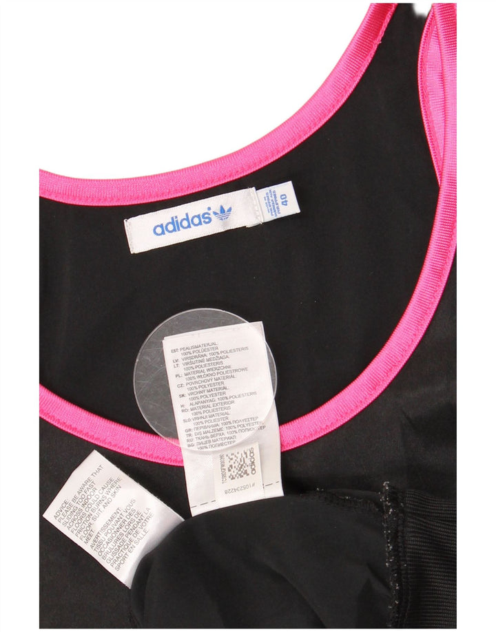 Adidas Dame Grafisk Vest Top EU 40 Medium Sort Polyester