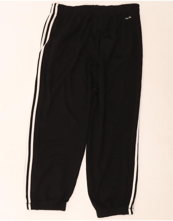 Adidas Dame Climalite Crop Træningsdragt Bukser Joggers UK 14 Medium Sort