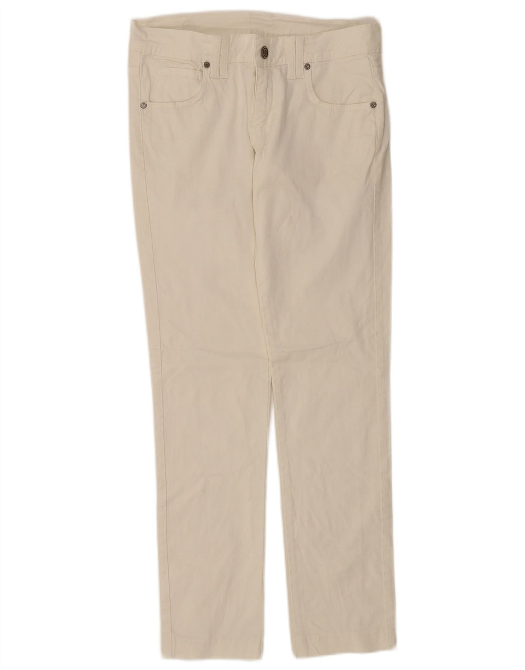 Colmar Dame Slim Jeans IT 44 Medium W30 L30 Hvid Bomuld