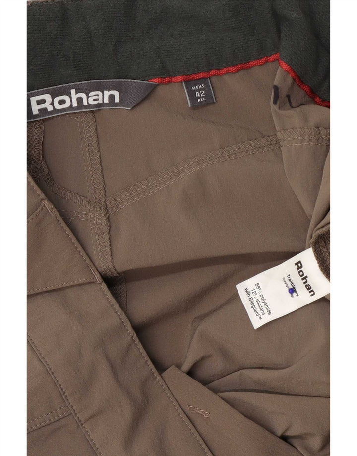 Rohan Herre Vandre Cargo Bukser W42 L31 Brun Polyamid