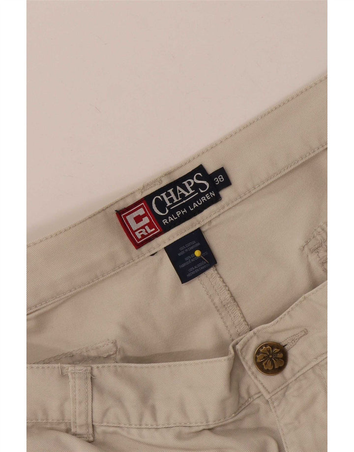 Chaps Ralph Lauren Herre Cargo Shorts W38 XL Beige Bomuld
