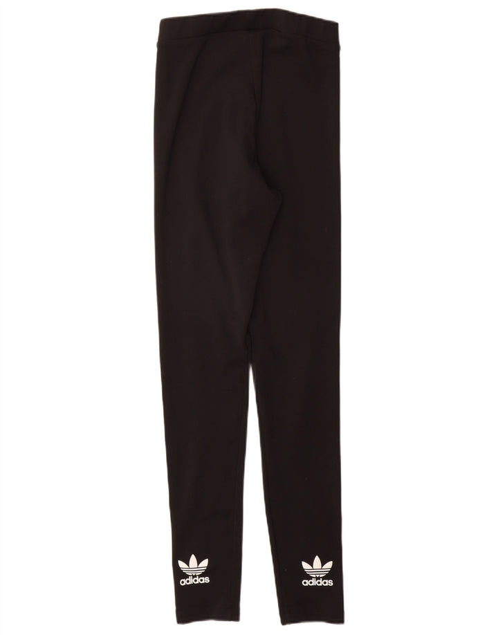 Adidas Graphic Leggings til kvinder UK 8 Small Black
