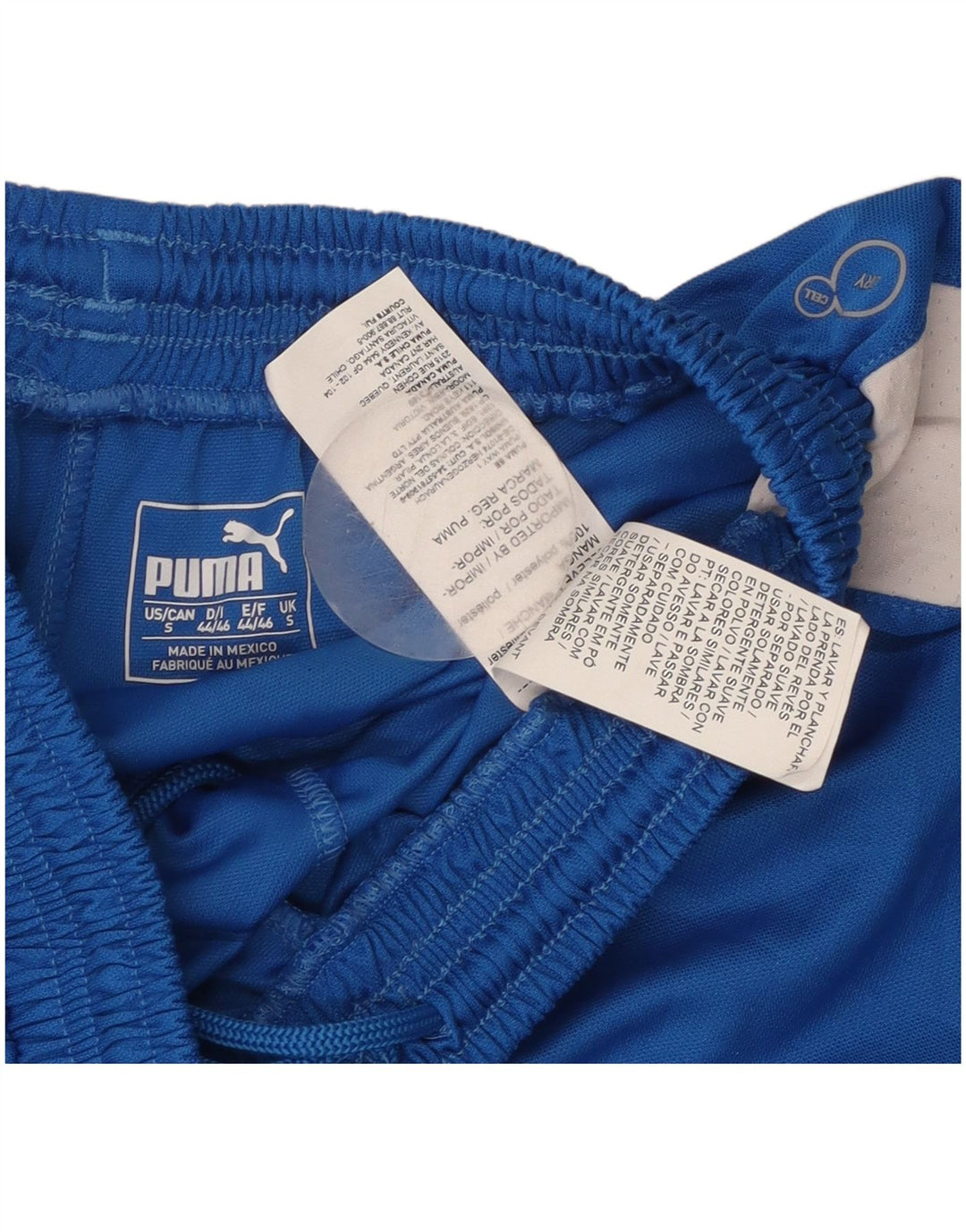 PUMA Sportsshorts til mænd Small Blue Colourblock Polyester