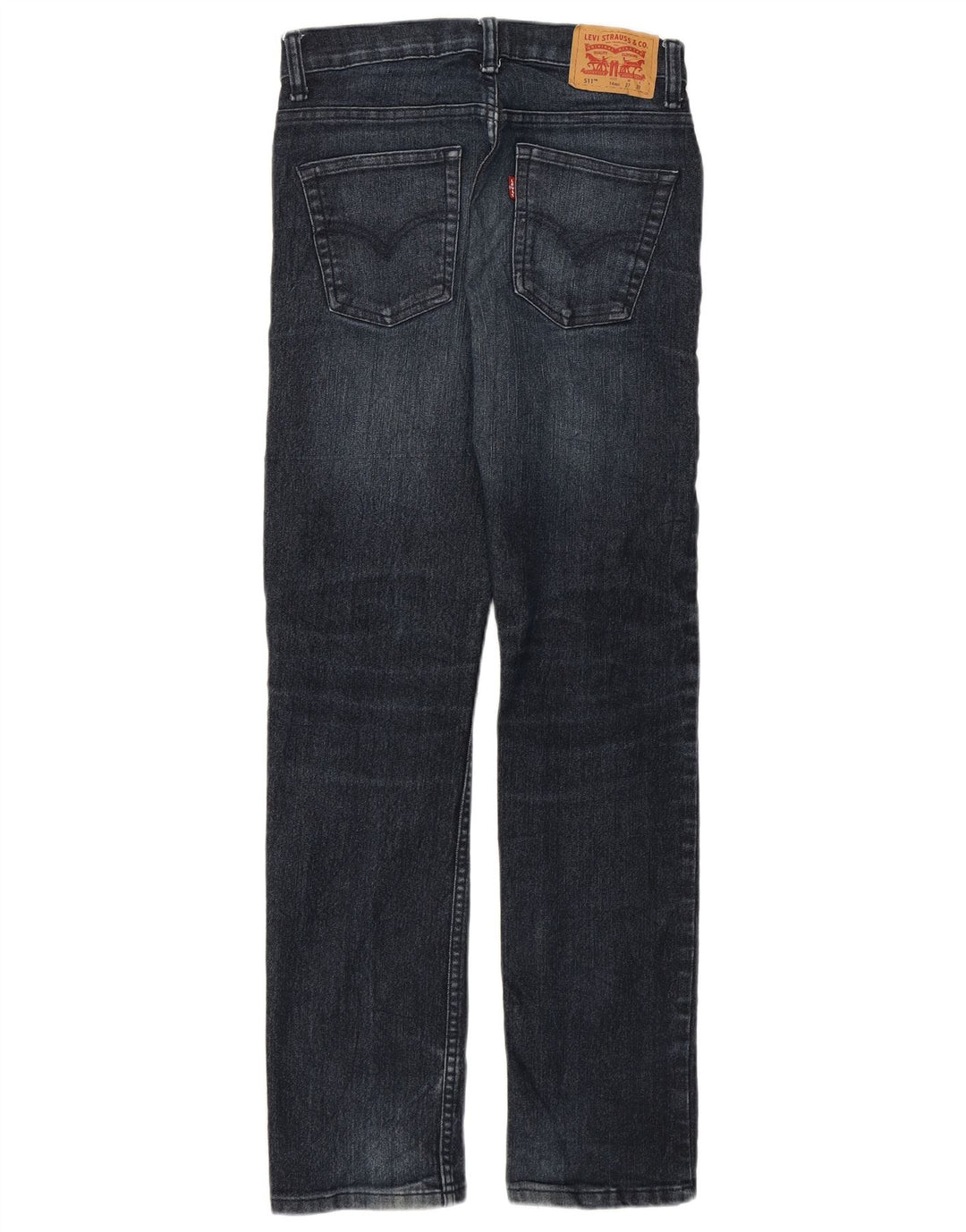 LEVI'S Girls 511 Slim Jeans 13-14 år W27 L27 Blå Bomuld