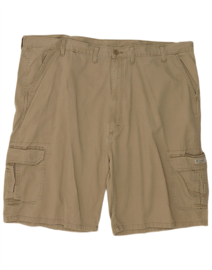 Wrangler Herre Cargo Shorts W46 3XL Khaki Bomuld