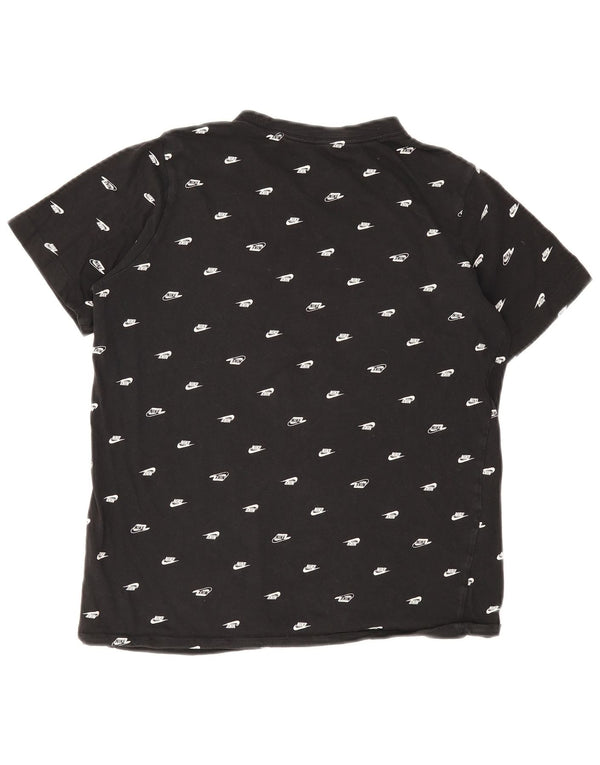 Nike drenge grafisk t-shirt top 13-14 år XL sort bomuld