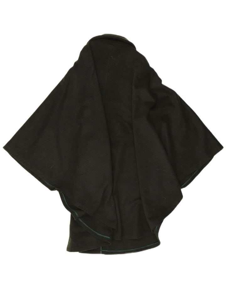 Moessmer Dame Cape Coat One Size Khaki Wool