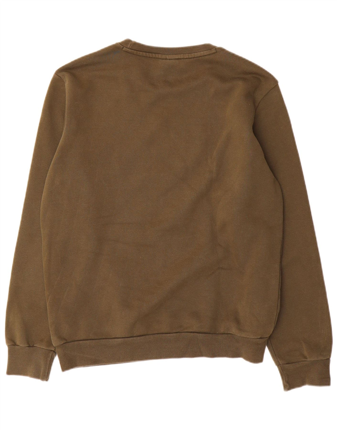 Puma Herre Grafisk Sweatshirt Jumper Small Khaki Bomuld