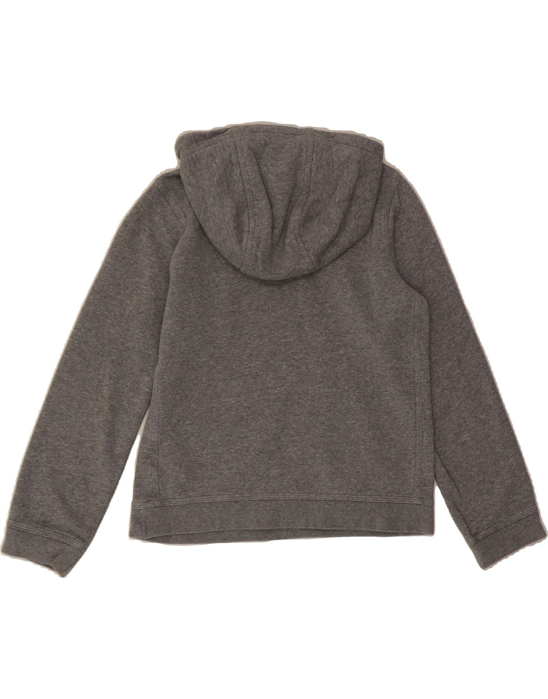 NIKE Boys Hoodie Jumper 10-11 Years Medium Grey Cotton Vintage Nike and Second-Hand Nike from Messina Hembry 