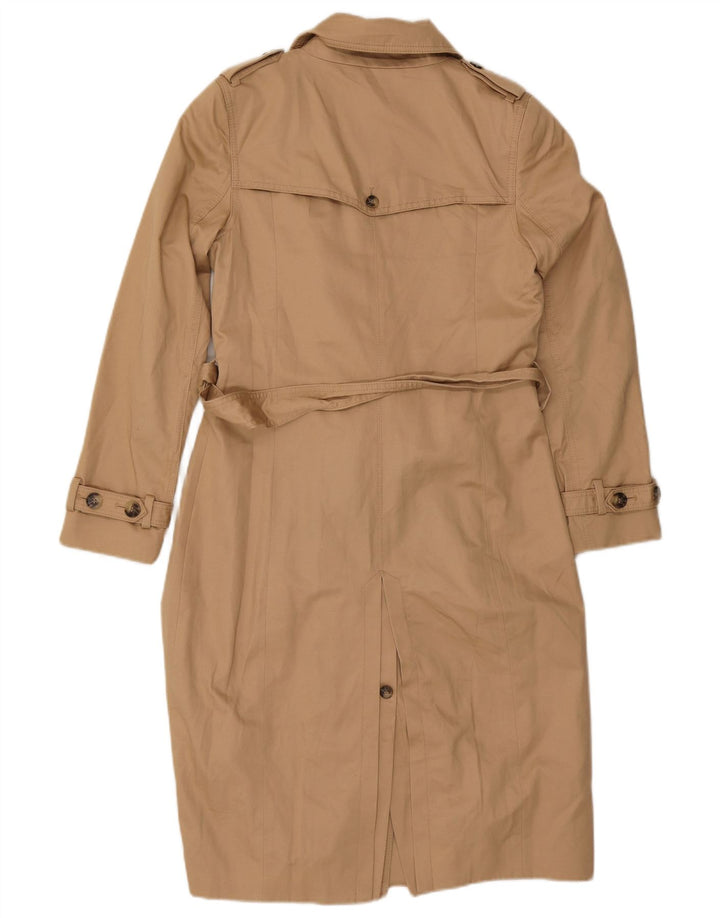 Marks & Spencer dobbeltradet trenchcoat til kvinder DK 8 Lille beige bomuld
