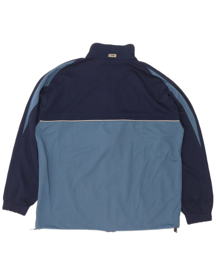 Diadora Træningsdragt til mænd Topjakke UK 40 Medium Blue Colourblock Polyester
