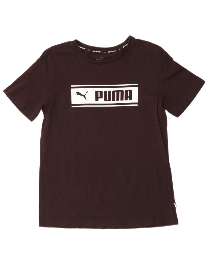 Puma Herre Grafisk T-Shirt Top Lille Sort