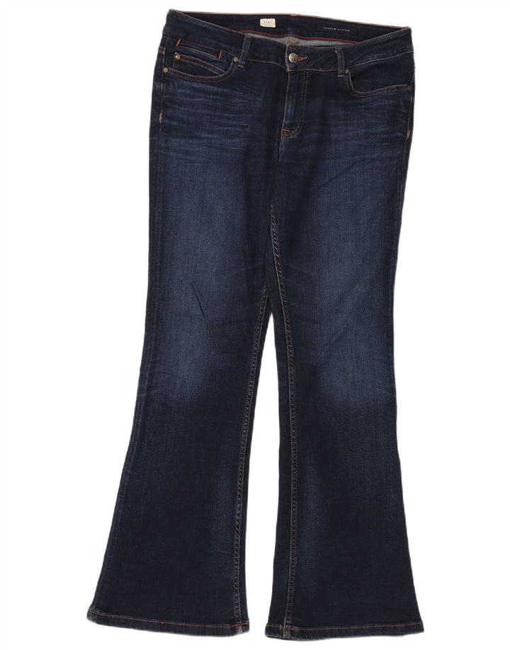 Tommy Hilfiger Dame Rome Regular Fit Bootcut Jeans W32 L32 Marineblå