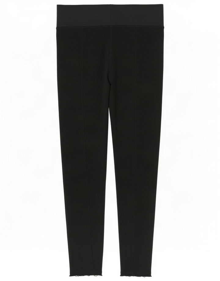 Zara Womens Leggings UK 14 Large Black