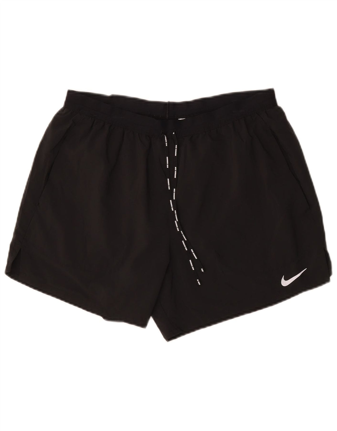 Nike Herre Dri Fit sportsshorts, store sorte polyester