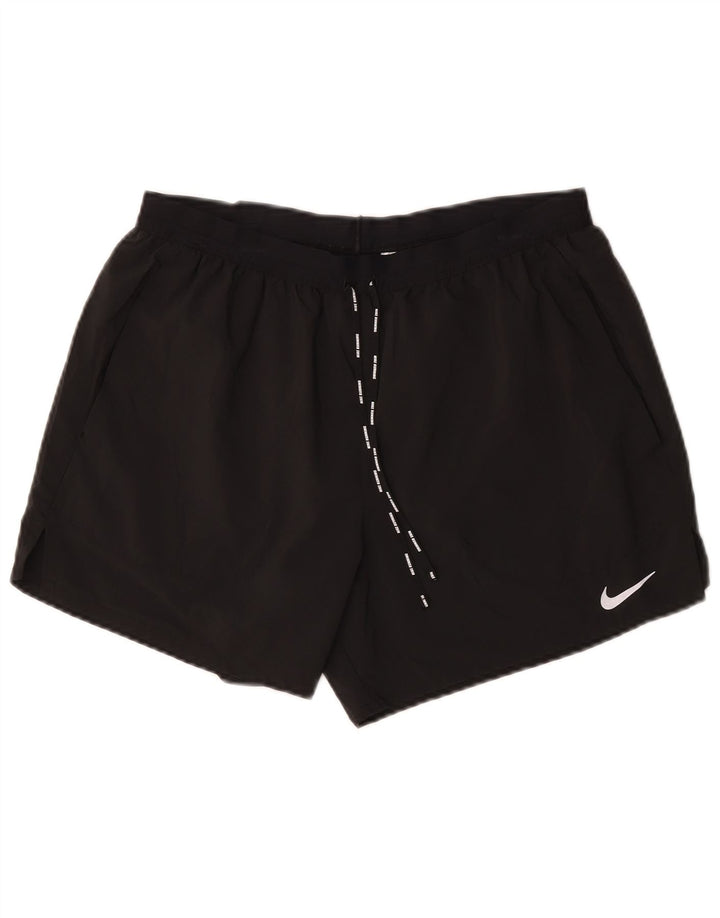 Nike Herre Dri Fit sportsshorts, store sorte polyester