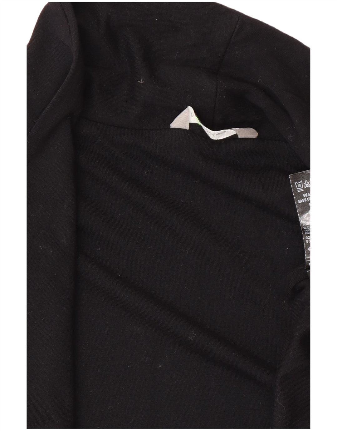 Marks & Spencer Womens Crop 3/4-ærmet cardigantrøje UK 12 Medium Black