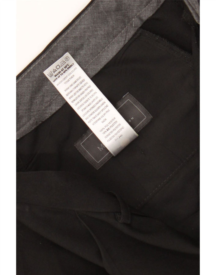 Marks & Spencer Herre Pegged Suit Bukser W36 L31 Sort Polyester