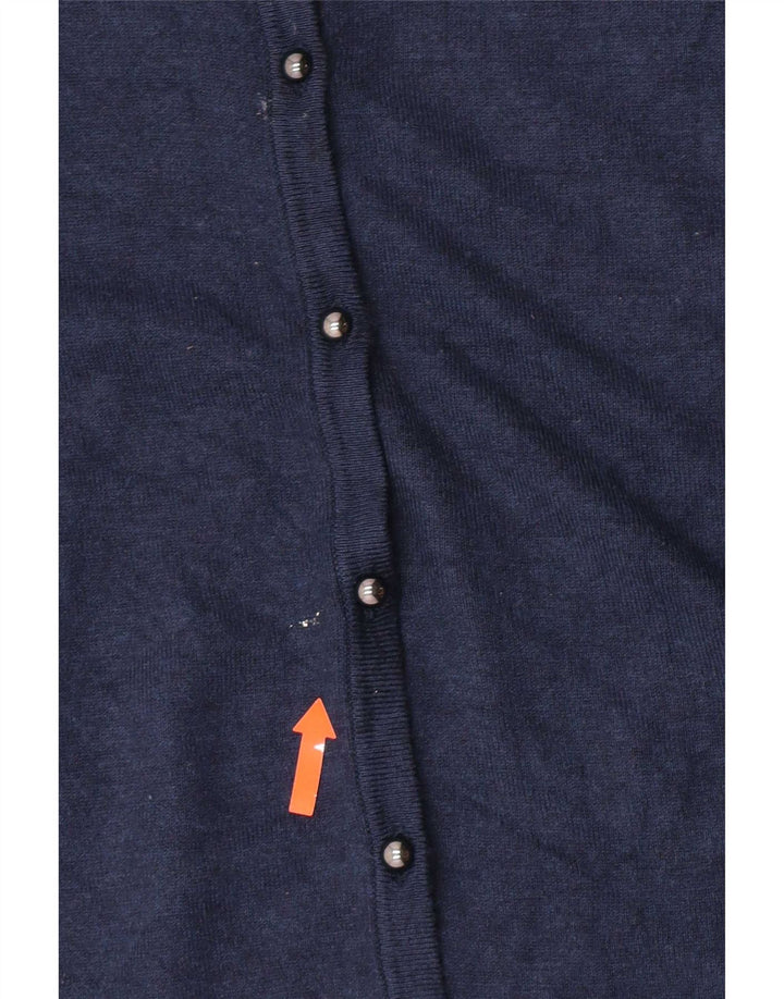 Marks & Spencer Dame Cardigan Sweater UK 16 Large Navy Blue