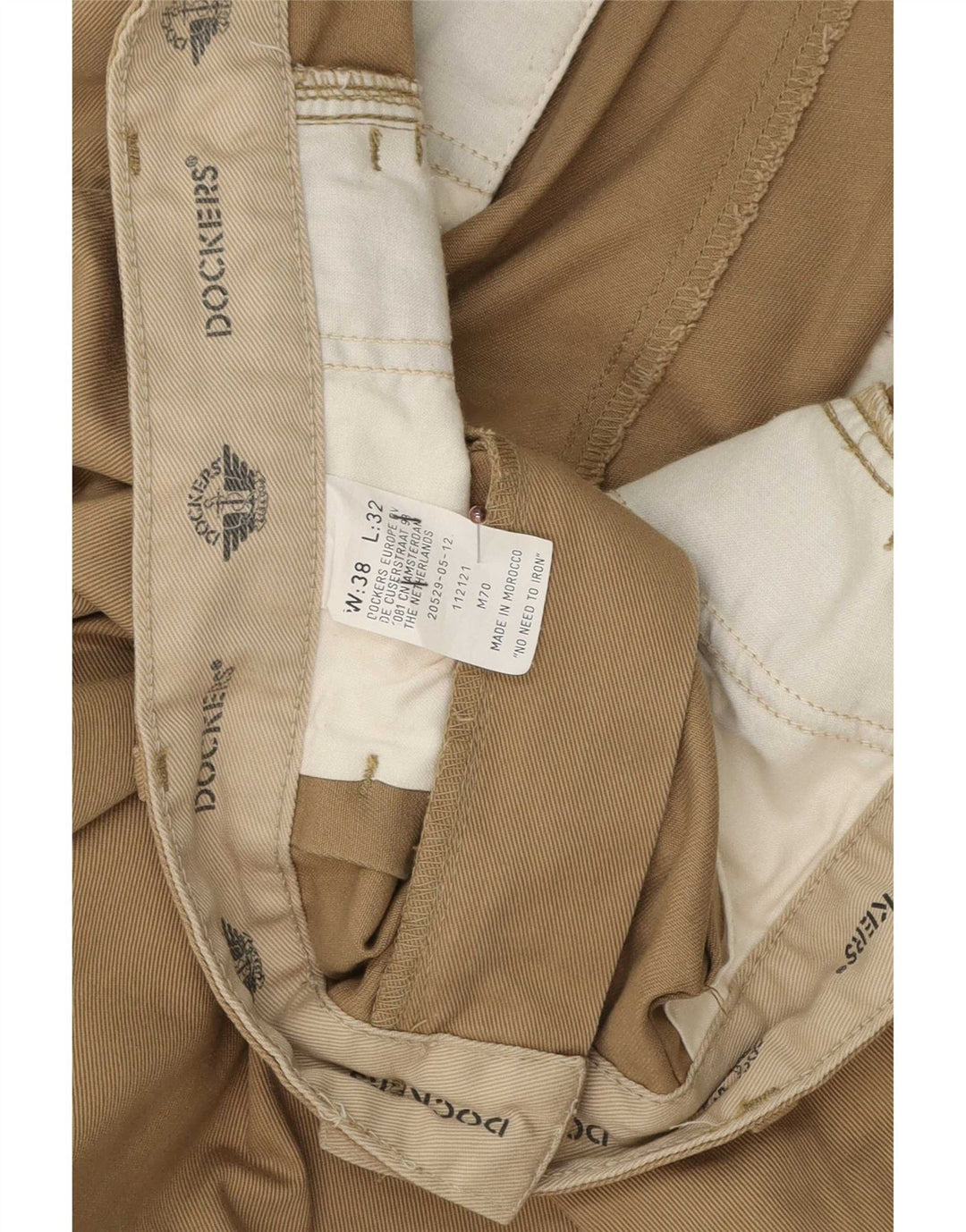 Dockers Herre Pegged Cargo Trousers W38 L32 Beige