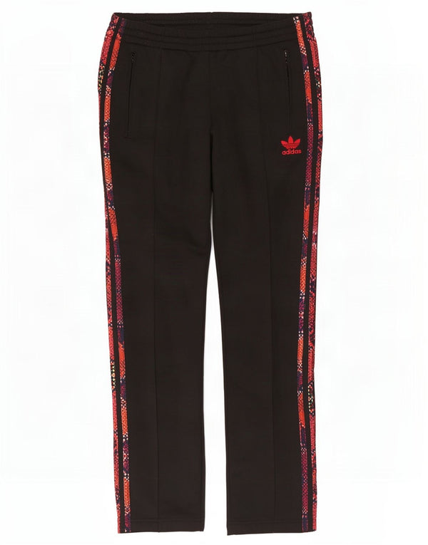 Adidas Træningsdragtsbukser til kvinder UK 14 Medium Sort Colourblock Polyester