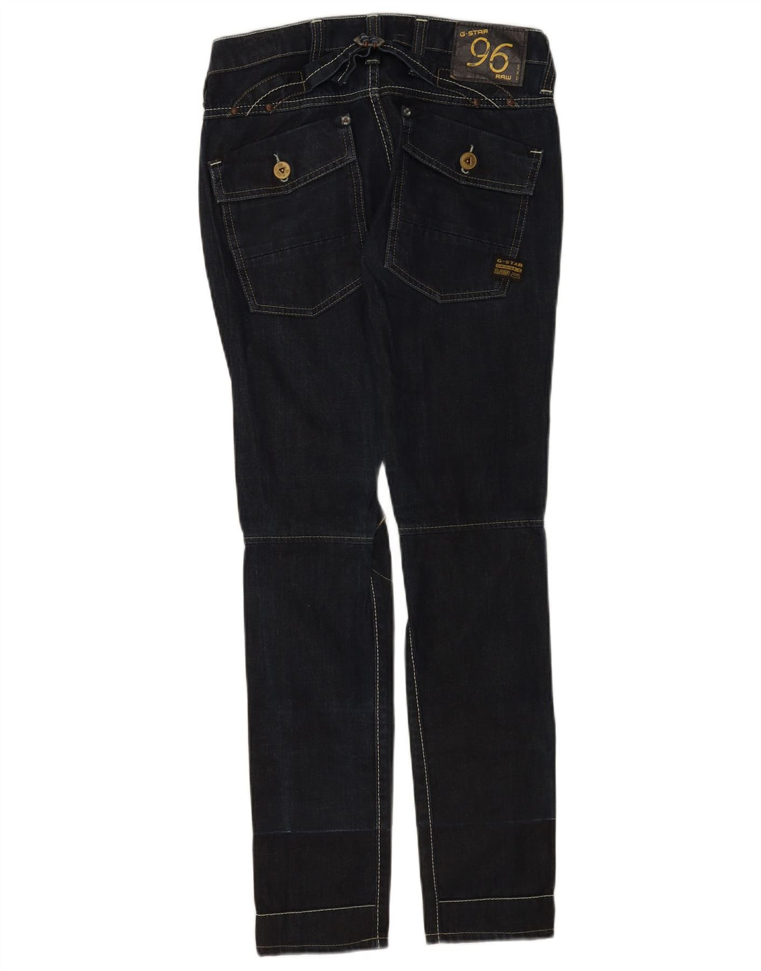 G-Star Dame Slim Jeans W26 L32 Marineblå Bomuld