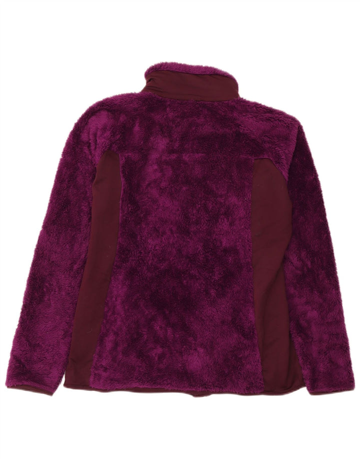 Columbia dame fleecejakke UK 16 Stor rødbrun polyester