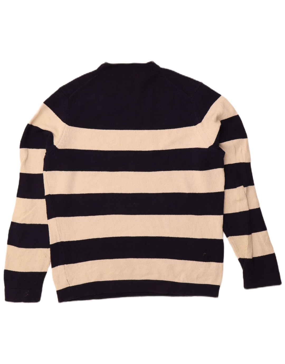 Massimo Dutti Herre Turtle Neck Jumper Sweater Stor Marineblå Bomuld