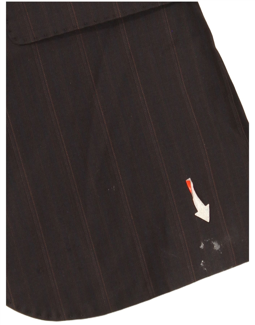 Massimo Dutti Dame 2-knaps blazerjakke EU 36 XS Sort nålestribet uld