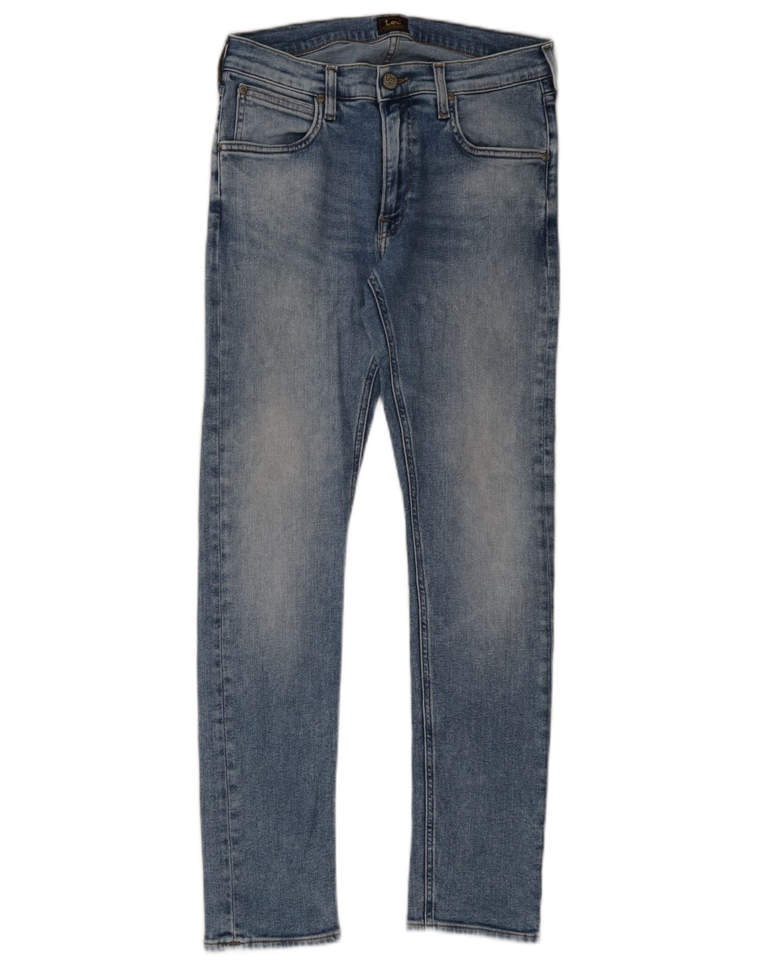 Lee Herre Luke Slim Jeans W31 L30 Blå Bomuld