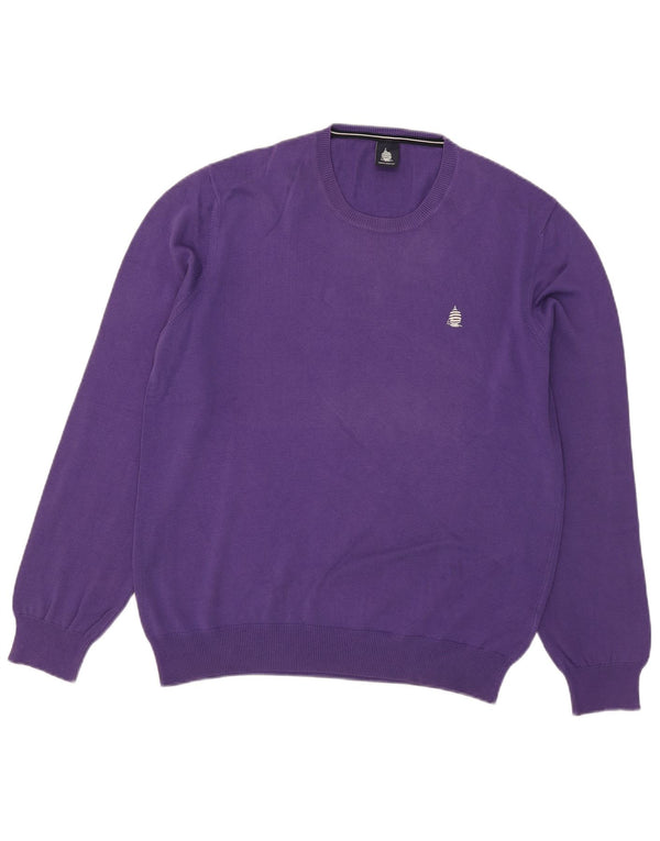 Marina Yachting Herre Crew Neck Jumper Sweater 2XL Lilla Bomuld
