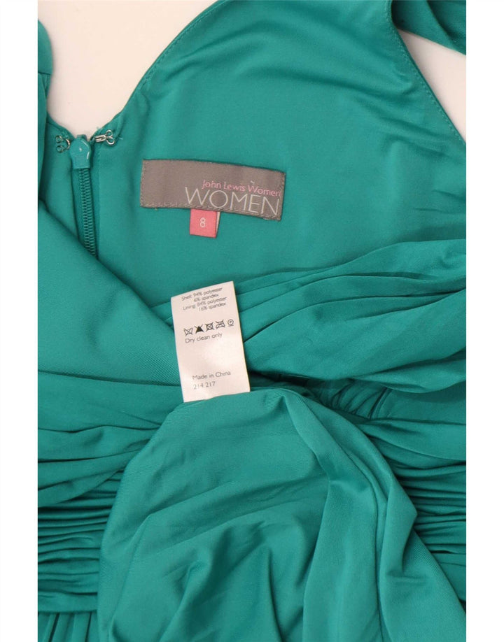 John Lewis Empire-kjole uden ærmer til kvinder DK 8 Lille grøn polyester