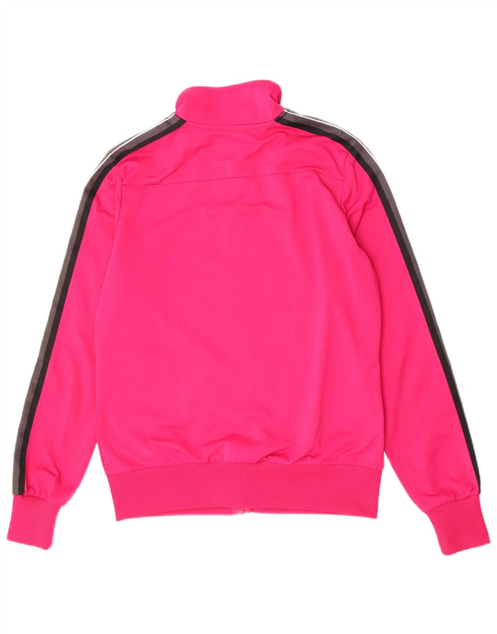 Nike træningsdragt topjakke til kvinder UK 14 Large Pink Colourblock Polyester