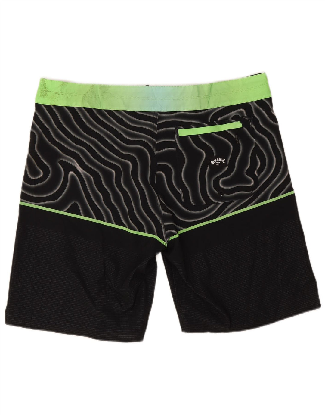 Billabong Badeshorts til mænd store sorte geometriske polyester