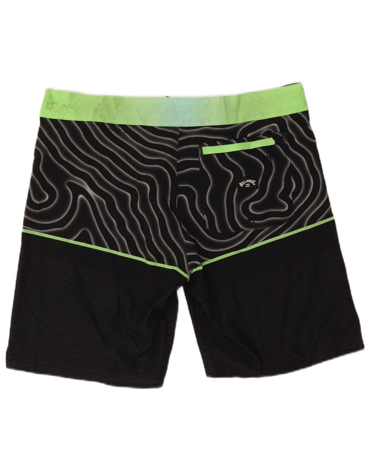 Billabong Badeshorts til mænd store sorte geometriske polyester
