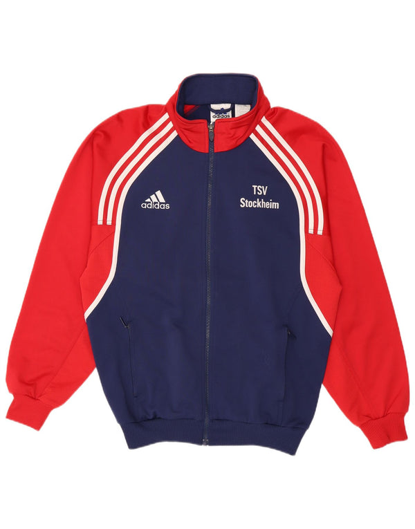 Adidas Graphic Full Tracksuit UK 40/42 Medium Navy Blue Colourblock